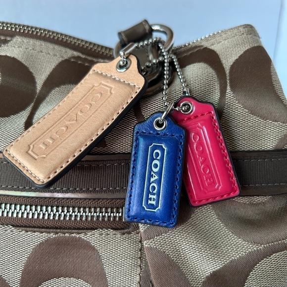 Coach NWOT Poppy Large Embroidered Multi Colored Signature “C” - Picture 5 of 10